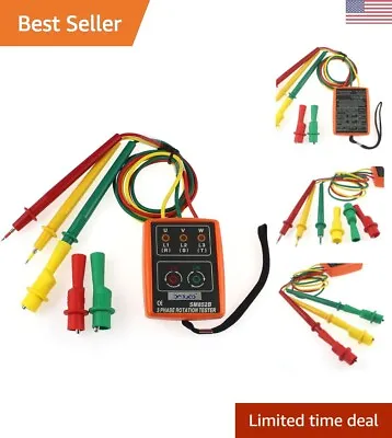3 Phase Sequence Rotation Tester - LED Indicator Detector - Battery Powered • $33.99
