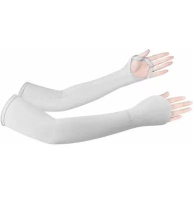 MOUNT TEC UV Protection Gloves Arm Sleeve - Elbow Sleeve - Tattoo Cover Grey M • $2.99