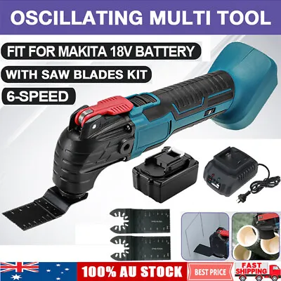 $119.99 • Buy Cordless Oscillating Multi-tool Variable 6 Speed Battery Charger For Makita 18V
