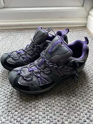 Merrell Siren Sport Gore-Tex Boots Uk 5.5 EU38 Purple Grey Women's Outdoor • £18