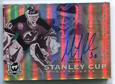2009-10 The Cup Stanley Cup Signatures SCMB Martin Brodeur Auto 28/50 • $200