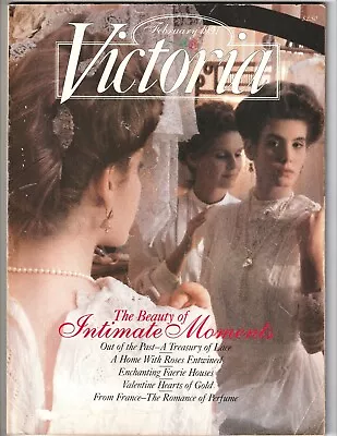 Vintage VICTORIA Magazine JAN 1991 Crafts Home & Garden Antiques Fashion • $11.95