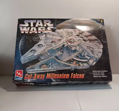 Amt Ertl Millennium Falcon Model Kit Cut Away Kit #8789 Star Wars • $80