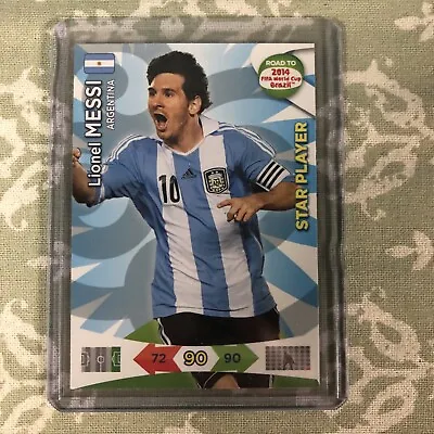 2014 Panini Adrenalyn XL Road To FIFA World Cup Argentina Star Lionel Messi! • $34.99