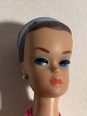 Vintage Barbie Fashion Queen Doll With Blue Headband - Mattel 1960s (B2) • $64.95