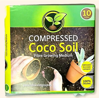 Potting Compost Soil Coconut Coir 10 60 100 L Plant Seeds Job Lot Hydroponics == • £7.99