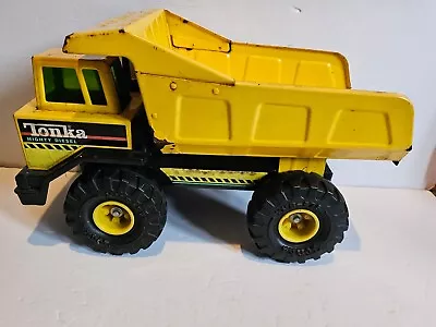 TONKA Mighty Diesel Tin Plate Dumper Truck Metal Original Model 42cm X  26cm • £31.99