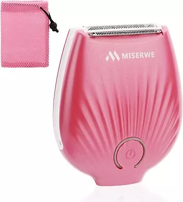 Miserwe Hair Removal Mini IP4X Waterproof Rechargeable Cordless Lady Shaver Wet • £20.99