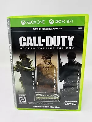 Call Of Duty: Modern Warfare Trilogy (Xbox 360 2016) Tested Working Good Discs • $29.95