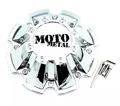 Moto Metal Chrome 8 Lug Center Cap Fits MO962 MO200 M793CHROME CAP M-793 • $32