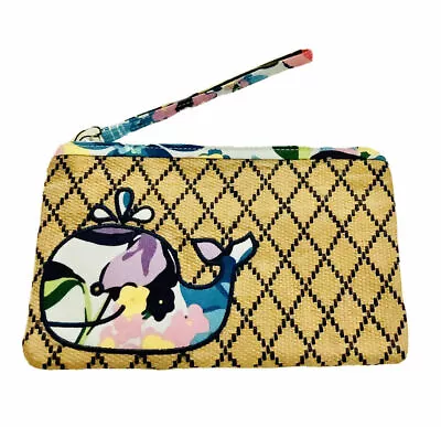 Vera Bradley Factory Style Marian (Whale) Floral Wristlet 25651-Q58 • $23.85