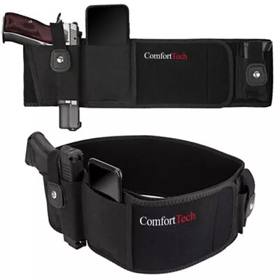 ComfortTech Ultimate Belly Band Gun Holster XL (Belly Up To 54 ) Black Right USA • $24.94