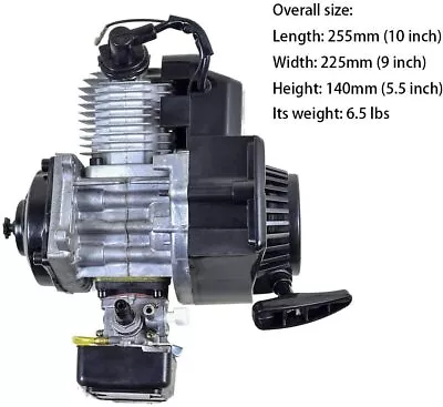 ATV 2 Stroke Engine Motor 43cc 47cc 49cc For Mini Pocket Scooter Bike Quad • $89.73