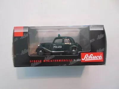 Schuco Miniaturmodelle Mercedes 170V Limousine Polizei 1/43 Scale • $20