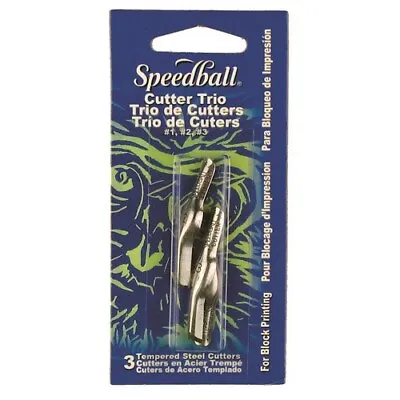 Speedball Lino Cutter 3pk Set #1 #2 #3 • £10.60