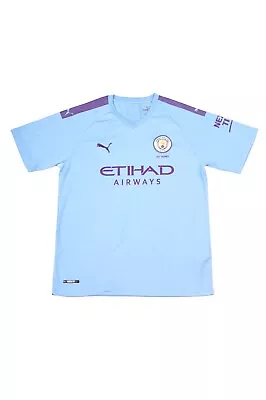 Puma Manchester City FC 2019 Home Football Jersey Shirt 125 Years 703568 Size XL • $39