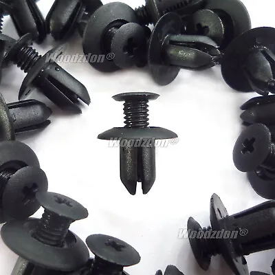 50x Nylon Front Bumper Fender Body Mouldings Clips Rivet Retainer For Mazda 3 6 • $8.40