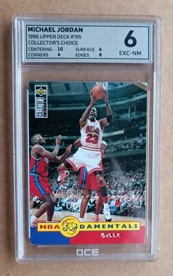 Michael Jordan - Upper Deck Choice 1996/97 - #195 - OCE 6 NEAR MINT - EX Not PSA • £17.99