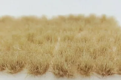 Self Adhesive Static Grass Tufts For Miniature Scenery -Desert Beige- 6mm • $11.49