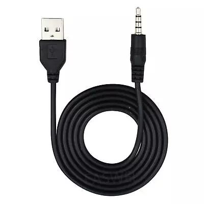 3.3 FT3.5mm Aux Audio Jack To USB 2.0 Male Charger Cable Cord For Car MP3 • $5.65