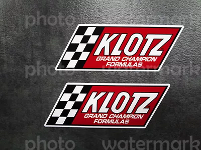 2x Klotz Decals Stickers Vintage AHRMA Graphics Works VMX ATV Snowmobile UTV RM • $5.50