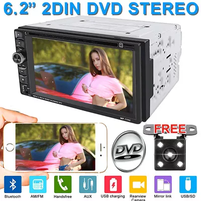 Fit Toyota Corolla Hilux Camry Tundra 2Din Car CD DVD Player Radio Stereo+Camera • $113.46