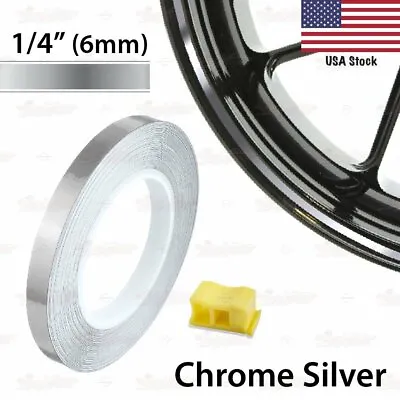1/4  6mm PIN STRIPE Car Motorcycle WHEEL RIM Tape Decal Vinyl Stickers With Tool • $9.95