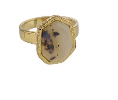 Nikki & Me Lola Rose Ring Size N U.s 7 Agate Semi Precious Stone Medium Rrp £45 • £28