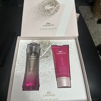 Lacoste Touch Of Pink Box Set New 50ml Eau De Toilette & Body Lotion 100ml • £50