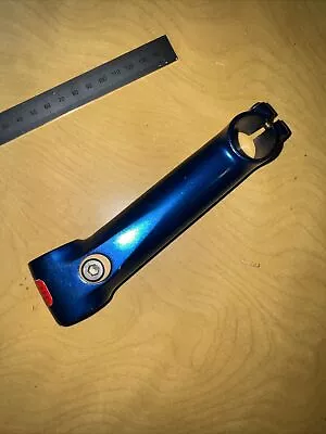 Tioga 135mm Blue Bike Stem Vintage Retro Color 25.4mm Threadless Used • $19.99