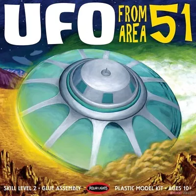 Polar Lights 1:48 Pol982 Area 51 UFO Model Kit • £49.99