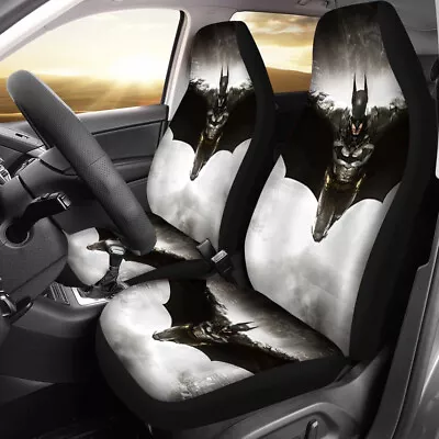 Batman 2 Seaters Car Seat Covers Non-Slip Front Seat Cushion Protectors Gifts #2 • $54.14