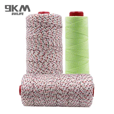 $34.64 • Buy 50~500lbs Braided Dacron Line Non-Stretch String Fishing Assist Cord Leaders
