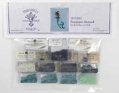 Renaissance Mermaid Embellishment Pack MD151E Mirabilia New • $41.50