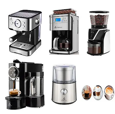 Drip Coffee Machine Capsule Coffee Maker Electric Coffee Grinder Espresso Mocha • $269.01