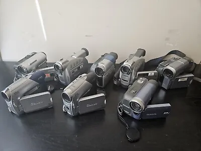 Lot Of 8 Camcorders For Parts Home Video Tape Mini DV Sony Canon Panasonic  • $59.97