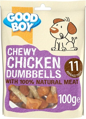 £7.18 • Buy Good Boy Deli Chicken Munchy Dumbbells - 100g - 208037