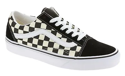 Vans Old Skool Primary Checker Unisex Skate Sneakers Men's Woman's Checkerboard • $49.95