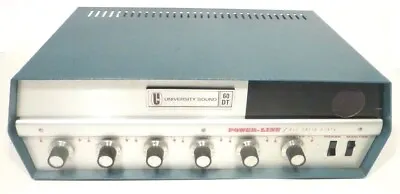 Vintage UNIVERSITY SOUND 60DT  POWER-LINE  60 WATT  AMPLIFIER - Working Great !! • $150
