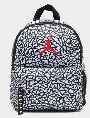 Nike Air Jordan Backpack Mini Jumpman Gym Travel Elephant Cement S 7A0654-100 • $36.99