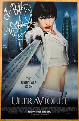 Autographed Milla Jovovich Ultra Violet Mini Poster  • £193.02