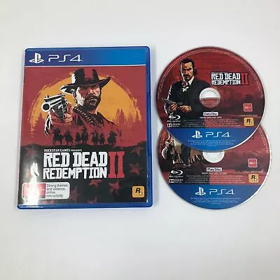 Red Dead Redemption II 2 PS4 Playstation 4 Game 17m4 • $24.95