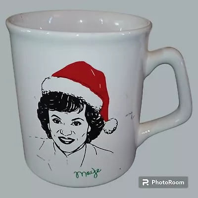 EUC Palmolive Dish Soap Madge Promotional Mug Vintage Holiday Greetings 3.75  T • $3.99