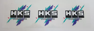 HKS Splash Logo Decal Sheet Decals Stickers Pack Of 3 JDM 51003-AK122 • $26.99