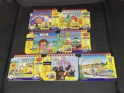 My First Leap Pad - Lot Of 7 Books & 6 Cartridges - Dora Wiggles Leap - EUC • $24.49