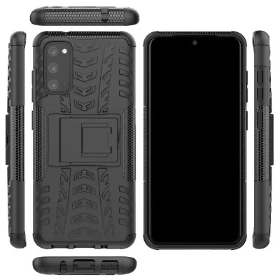 Tough Slim Armour Shockproof Case Cover Stand For Samsung Galaxy S20 S20+ Ultra • £2.99