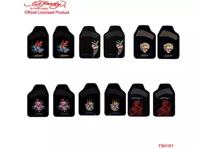 New 2pcs Set Ed Hardy By Christian Audigier Front Car Truck Carpet Floor Mats • $28.13