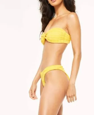 $47.95 • Buy TIGERLILY Calia ElleNEW Two-Piece Bandeau + Bikini Swim Pant Size S RRP $249