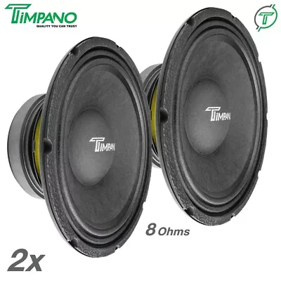 2x Timpano Audio TPT-MD10 V2 Midbass Loudspeaker 10 Inch 8 Ohms 1300 Watts Max • $109.90