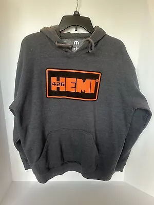 Mopar Dodge Hemi Hoodie Pullover Sweatshirt Mens Large Gray • $24.99